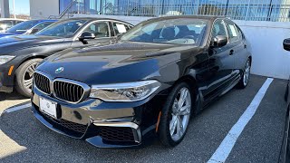 2020 BMW M550i xDrive horn [upl. by Yenattirb]