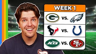 Predicting Every Week 1 NFL Game [upl. by Eseerahs]