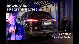 Dreamsharing Der neue Porsche Cayenne Walter Röhrl Porsche Zentrum Regensburg [upl. by Peta]