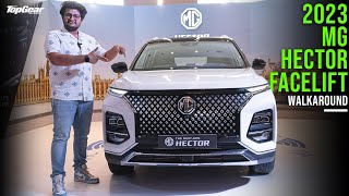 2023 MG Hector Facelift  First Impressions [upl. by Aremus]