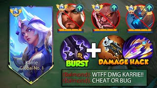 KARRIE FULL DAMAGE BUILD CAN EASILY DOMINATE TANKY ENEMIES🔥 KARRIE BEST BUILD 2024 PLS TRY [upl. by Carine]