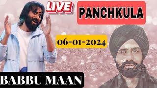 BABBU MAAN LIVE PANCHKULA  BABBU MAAN LIVE 2024 [upl. by Coralie]