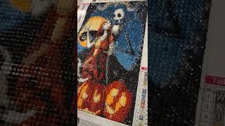 Finished my Jack amp Sally diamondpainting jackskellington [upl. by Yrrak73]