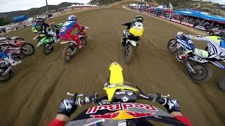 GoPro Ken Roczen Moto 2  Glen Helen MX Lucas Oil Pro Motocross Championship 2015 [upl. by Mannuela]