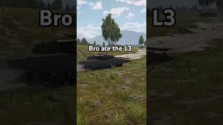 Bro ate the L3 warthunder L3 warthundermemes warthundershorts warthundergameplay gaming ww2 [upl. by Gypsie]