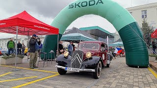 Mladá Boleslav Oldtimer Bohemia Rally si poradila i s nepřízní počasí [upl. by Aicilehp769]