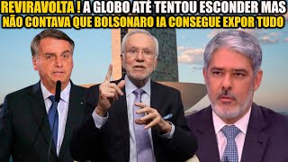 REVIRAVOLTA GLOBO TENTOU ESCONDER MAS BOLSONARO CONSEGUE EXPOR PARA TODO MUNDO  ALEXANDRE GARCIA [upl. by Laurene]