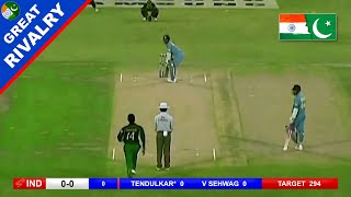 Greatest rivalry India V Pakistan highlights  What a fantastic match [upl. by Eilac]