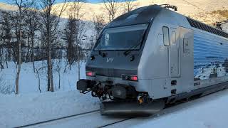 Trains on the Flåmsbana amp Myrdal  09022024 4k [upl. by Aynas479]