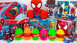 SpiderMan Toy Collection Unboxing Review Spidey and His Amazing Friends Toy Collection [upl. by Grimes]