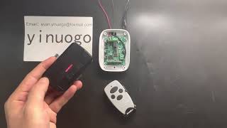 yinuogo YNG107  How to program DOORHAN remote control [upl. by Zaller]