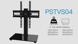 How to Assemble PERLESMITH PSTVS04 Tabletop TV Stand [upl. by Miche]