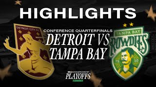 1122024  Detroit City FC vs Tampa Bay Rowdies  Game Highlights [upl. by Ongineb]