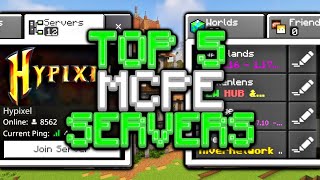 Top 5 Servers For Minecraft Bedrock Edition 118 2022 [upl. by Urbas]