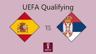 Spain vs Serbia  European Qualifying Group C [upl. by Petrine]