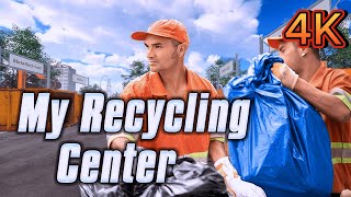 First look into My Recycling Center  Gameplay 4K 2024 No Commentary [upl. by Diogenes983]