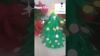 Happy Christmas making Christmas tree alo art and Craftsgood ideas paper craft tree [upl. by Lentha]