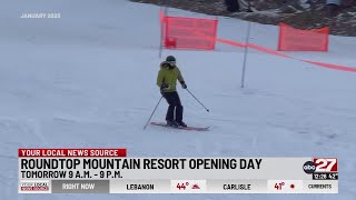 Roundtop Mountain ski resort gears up for opening day [upl. by Hnahk]