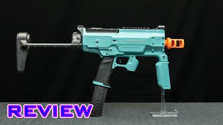 REVIEW Worker Phoenix 20  Full Auto HalfDart Blaster [upl. by Errick607]