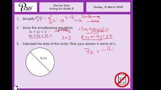 GCSERevisionMathsFoundation 1 [upl. by Latvina291]