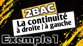 2bac maths  Continuité à gauche et à droite en un point  Exercice 1 [upl. by Atiuqam]