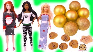 Barbie DIY Sock Christmas Clothing  Dollar Tree Haul Easy Gift Crafts Video [upl. by Lyrred]