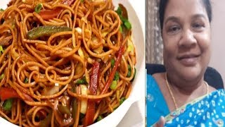 Noodles recipe in tamil  Hakka noodles recipe  vegetable noodles recipe  Lalithas kitchen [upl. by Swee71]