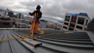 Rope access work at height [upl. by Godewyn637]