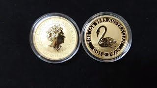 2021 Perth Mint Swan 1oz Gold Coin EPIC UNBOXING [upl. by Sugar]