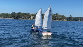 Opti Sailing fundamental boat handling speed starting [upl. by Dorian]