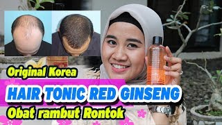 Red Ginseng Hair Tonic  Solusi Rambut Rontok dan Bercabang  ORDER 082135203075 [upl. by Nostaw]