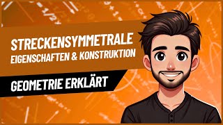 Streckensymmetrale  Erklärung und Konstruktion mit Zirkel [upl. by Eleik150]