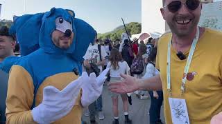 SONIC brutto GIRA AL COMICON DI NAPOLI [upl. by Reece409]