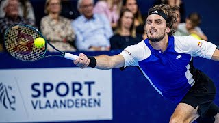 Tsitsipas vs Lehecka Antwerp 2024 Highlights [upl. by Daigle]