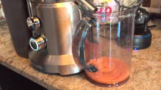 Breville Juicer making Carrot juice [upl. by Desi]