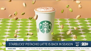 The Starbucks Pistachio Latte is back in season [upl. by Vivian]