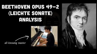 LvBeethoven  Piano Sonata No20 in G Major op492 Leichte Sonate  Analysis [upl. by Bannister]