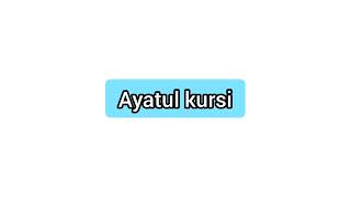 Ayatul kursi valduh7 [upl. by Baggett]