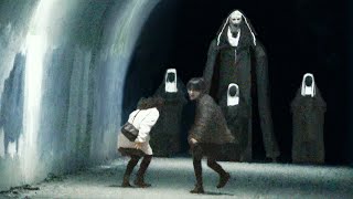 巨大シスタードッキリTallest NUN Scary Prank in Japan ‪✝︎ Short Film [upl. by Esch]