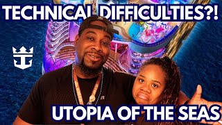 UTOPIA OF THE SEAS Technical Difficulties on Embarkation Day  Royal Caribbean [upl. by Arch]