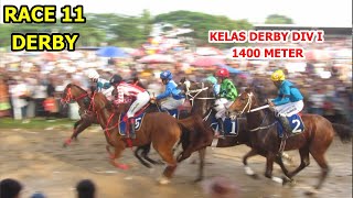 RACE 11  KELAS DERBY DIV I  PACU KUDA PAYAKUMBUH PIALA GUBERNUR 2024 [upl. by Irme]