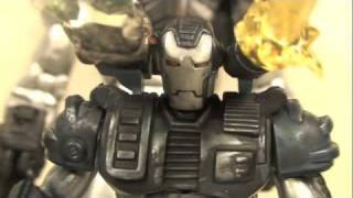 Iron Man 2 War Machine Comic Series Action Figure Toy Review [upl. by Firehs]