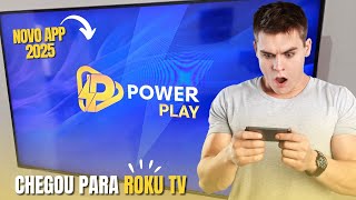 POWER PLAY NOVOIPTV2025 PARA ROKU TV SAMSUNG E LG MÁXIMA QUALIDADE É AQUI 📺 [upl. by Nedgo]