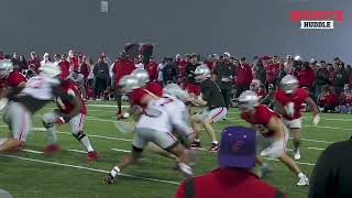 Buckeyes offense dazzles with some highlight worthy scrimmage plays [upl. by Elianora]