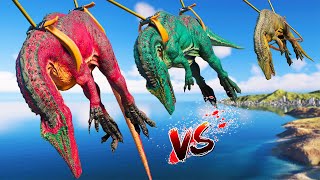 🦖Jurassic World Evolution 2🦕New Chilantaisaurus Color Pack Dinosaurs Fight [upl. by Ahsian]