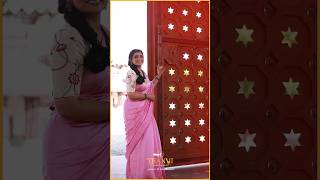 👸Sujitha Pandian Stores Flaunting In Modal Silk cookwithcomali vijaytv [upl. by Arihsa790]