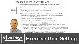 Exercise Goal Setting [upl. by Theodoric]