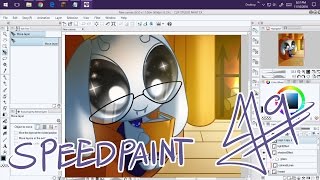 Puffed TorielPowerpuff Girls PPG  Undertale UT Crossover Speedpaint [upl. by Nordin919]