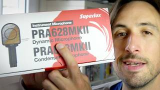 Unboxing et test micro Superlux PRA628MKII et pied de micro HM6 [upl. by Romney]