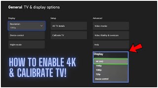 How to Enable 4K on Xbox Series S amp Xbox Series X [upl. by Eimot]